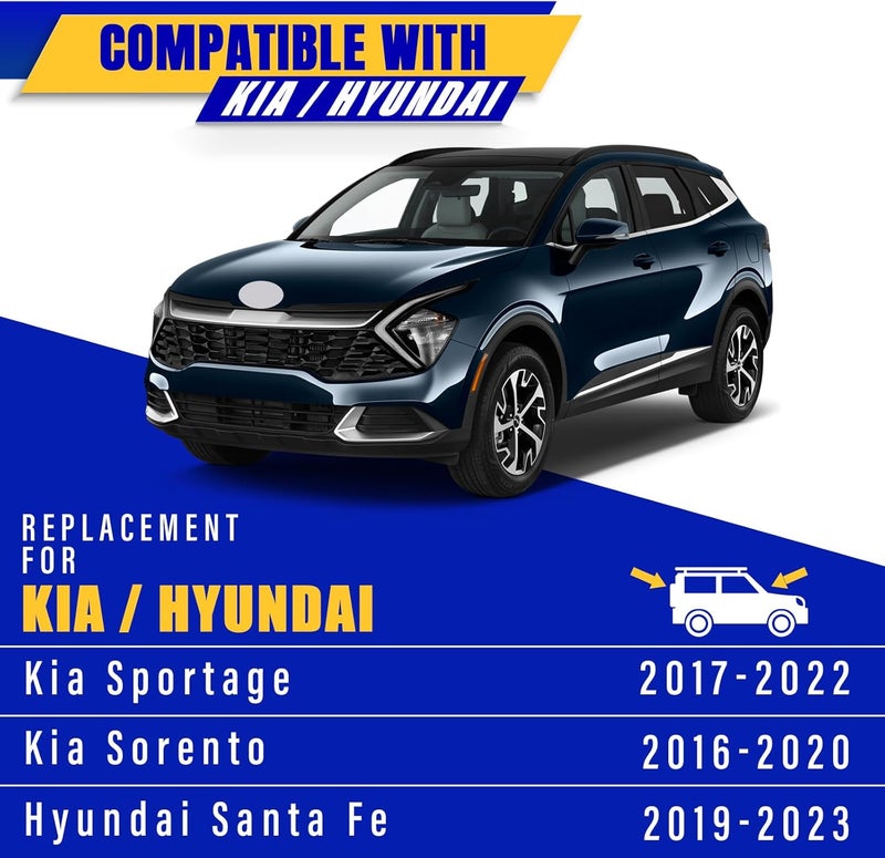 Rooppa 3 wipers Replacement for 2017-2022 KIA Sportage/2019-2021 2022 2023 Hyundai Santa Fe, Windshield Wiper Blades Original Equipment Replacement - 26"/16"/11" (Set of 3) U/J HOOK - Image 5